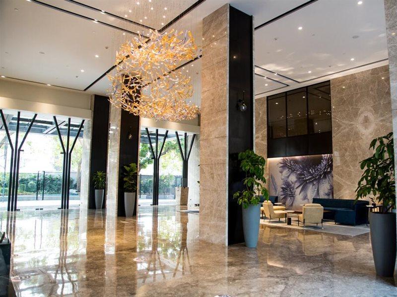 Hotel Radisson Blu Mumbai International Airport Exteriér fotografie Lobby
